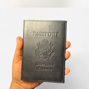Black Passport Holder